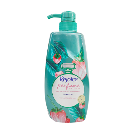 REJOICE Perfume Collection Hair Shampoo Luscious White Strawberry 600ml