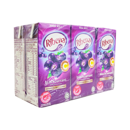 RIBENA Blackcurrant Regular 6x200ml