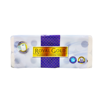 ROYAL GOLD LUXURIOUS Toilet Roll White 10R