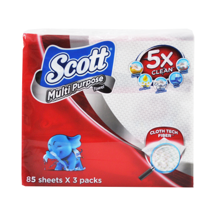 SCOTT Multi Purpose Towel 3x85&#039;s