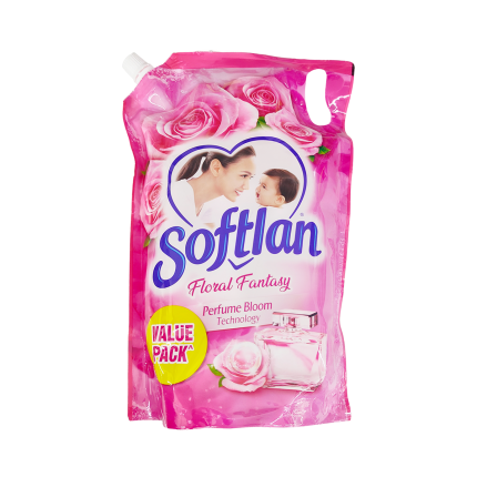 SOFTLAN Fabric Softener Aroma Therapy Sakura Romance Refill 1.5L