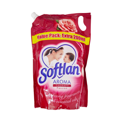 SOFTLAN Fabric Softener Aroma Therapy Passion Refill 1.5L
