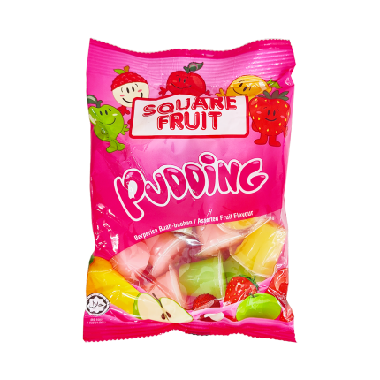 SQUARE FRUIT Mini Pudding Mixed Fruit (18s x 17g)