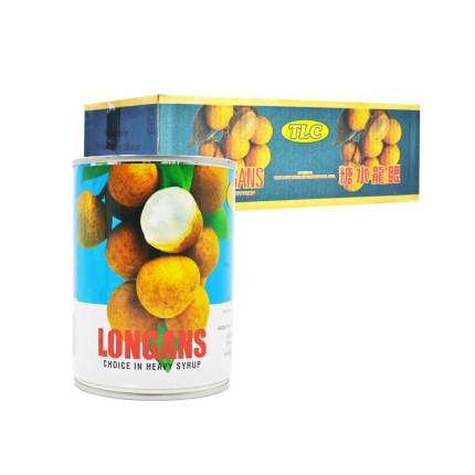 TLC Longan In Heavy Syrup 12x567g (Carton)