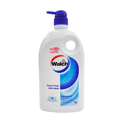 WALCH Anti Bacterial Body Wash Aqua Fresh 1L
