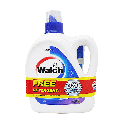 WALCH Liquid Detergent Anti Bacterial Indoor Drying (Lavender) 3L