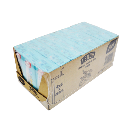 YEO&#039;S Lemon Tea Flavour Drinks 24x250ml