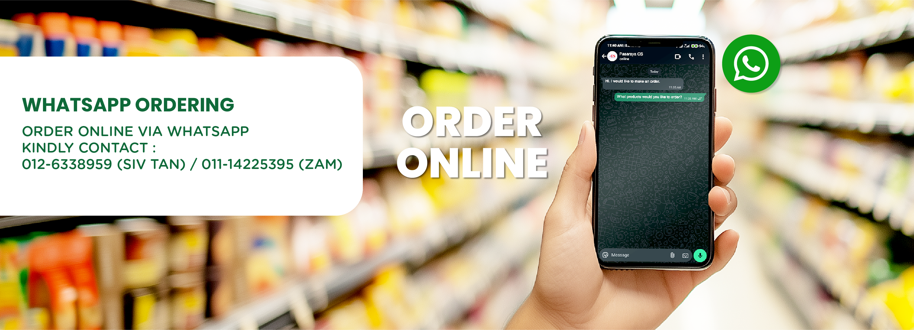 Whatsapp Ordering